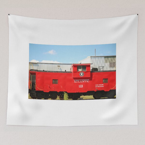 Item preview, Red Caboose on a Sunny Day designed and sold by Cynthia48.