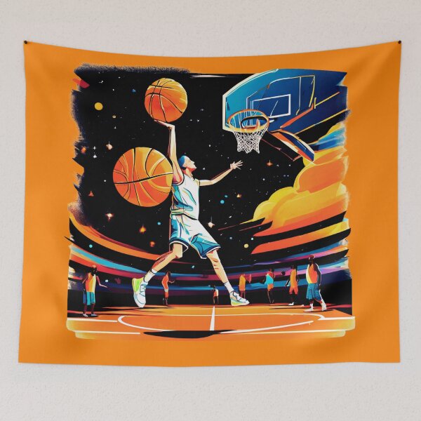 Item preview, Cosmic Basketball and Chaos  designed and sold by Zofia Sosnecka.