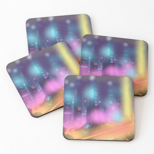 Item preview, Shattered Core - Habitable Zone 7 - Glowing Cyberpunk City designed and sold by Shattered Core.