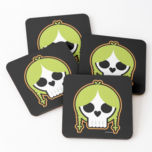 Item preview, Halloween Gals’ Skulls 7 - Nina designed and sold by PaoloRuiDesign.