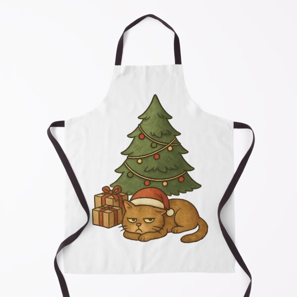 Item preview, Bored Cat at Christmas designed and sold by Nope Cats.