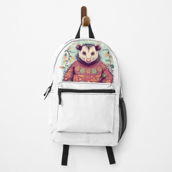 Item preview, Overstimulated But Festive – Funny Christmas Opossum Art designed and sold by jelonkaa.
