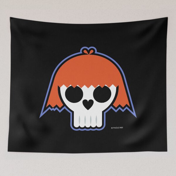 Item preview, Halloween Gals’ Skulls 8 - Pina designed and sold by PaoloRuiDesign.