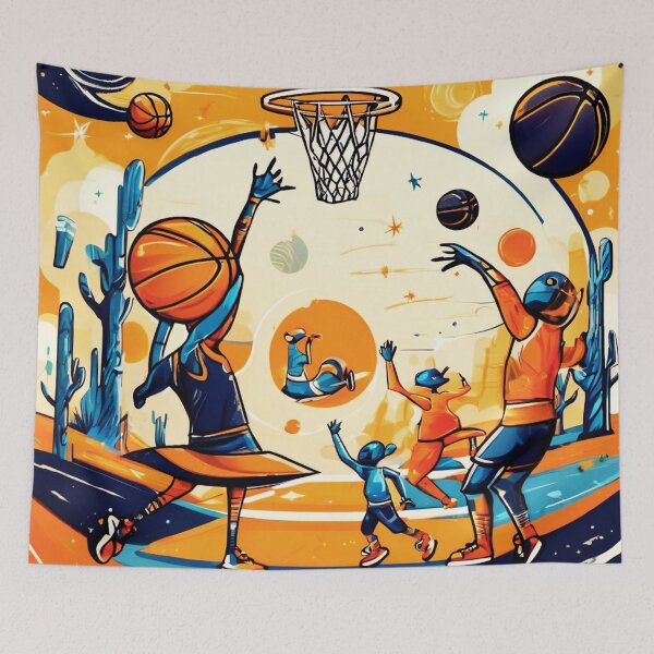 Item preview, Cosmic Basketball and Chaos  designed and sold by Zofia Sosnecka.