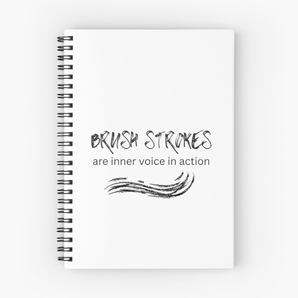 Item preview, Brush strokes are inner voice in action designed and sold by Expression Thru Sketches.