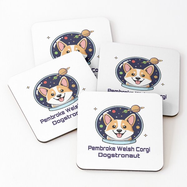 Item preview, Pembroke Welsh Corgi Dogstronaut  – Cute Dog in Space designed and sold by The Real Life Symphony.