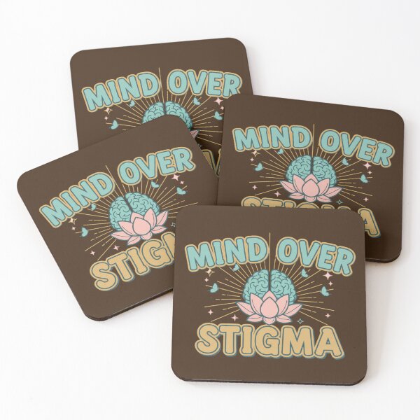 Item preview, Mind Over Stigma – Mental Health Awareness & Resilience Design designed and sold by TrackinDaTrends.