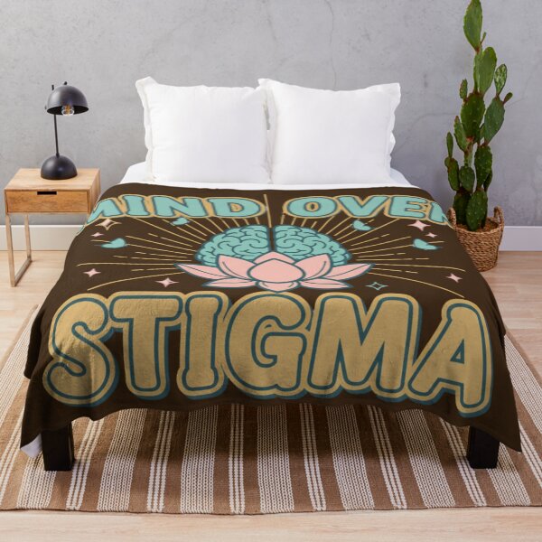 Item preview, Mind Over Stigma – Mental Health Awareness & Resilience Design designed and sold by TrackinDaTrends.