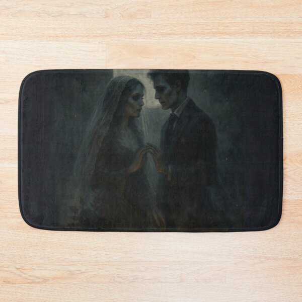 Item preview, The Lovers Beyond the Veil – Gothic Moonlit Romance Art designed and sold by Painted Moon by Luna Bee™.