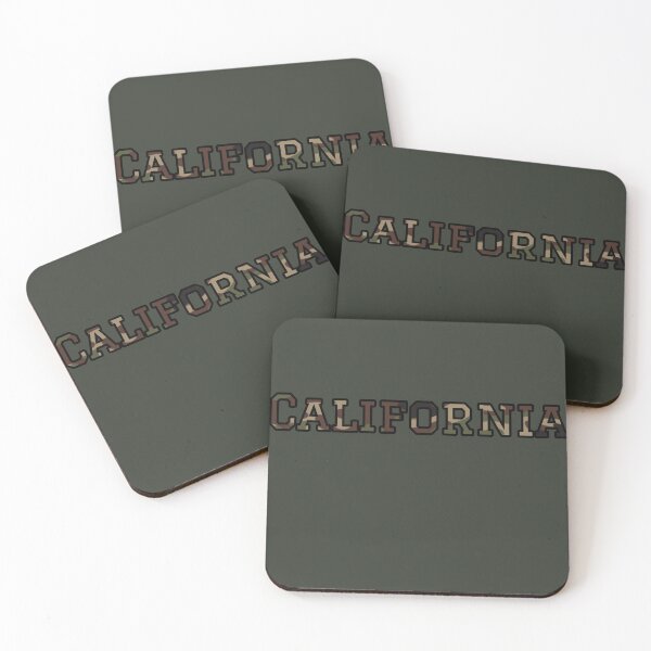 Item preview, California Camo Typography – Rugged Military Style Design designed and sold by Long Family Gifts.