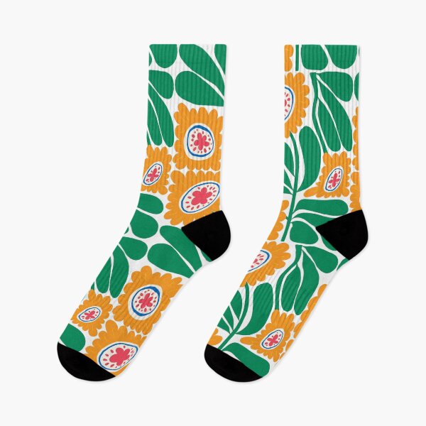 Item preview, Orange Flower with Green Leaves designed and sold by NicolaZhukov.
