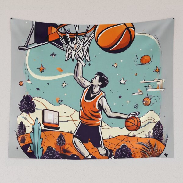 Item preview, Cosmic Basketball and Chaos designed and sold by Zofia Sosnecka.