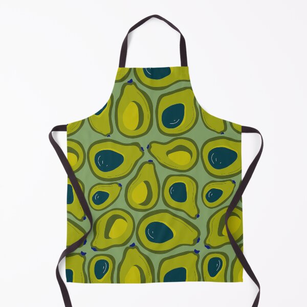Item preview, Avocado Halves with Green and Blue Accents designed and sold by NicolaZhukov.