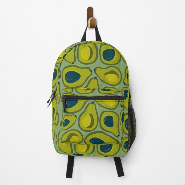 Item preview, Avocado Halves with Green and Blue Accents designed and sold by NicolaZhukov.