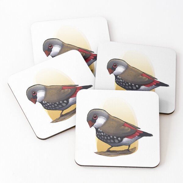 Item preview, Redtailed Finch designed and sold by jenniferLoree.