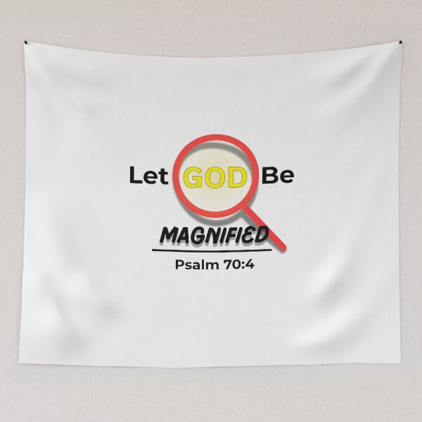 Item preview, God Be Magnified — Minimal Faith Streetwear Design designed and sold by SupremeTeez.