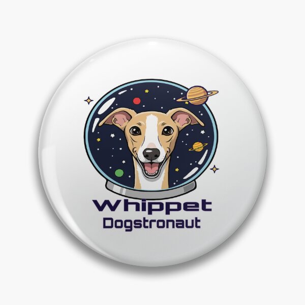 Item preview, Whippet Dogstronaut – Cute Dog in Space designed and sold by The Real Life Symphony.