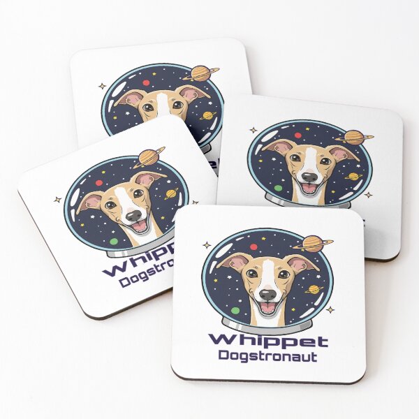 Item preview, Whippet Dogstronaut – Cute Dog in Space designed and sold by The Real Life Symphony.