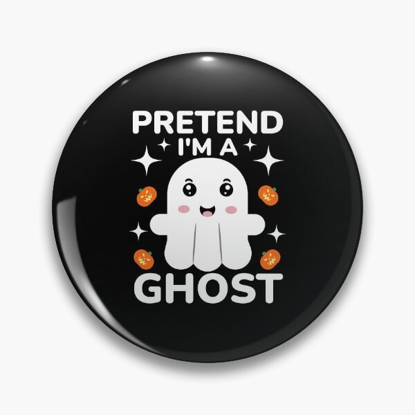 Artikelvorschau, Tu so, als wäre ich ein Geist – süßer, lustiger Kawaii-Geister-Halloween-Kostümsatz entworfen und verkauft von Shape Snip Studio.