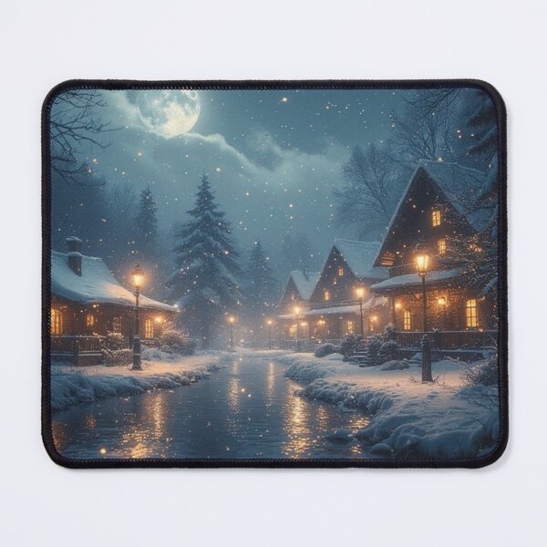 Item preview, Stream of Light: A Village Beneath the Moon" designed and sold by NaomiRut.