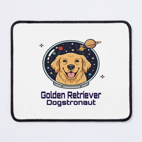 Item preview, Golden Retriever Dogstronaut  – Cute Dog in Space designed and sold by The Real Life Symphony.