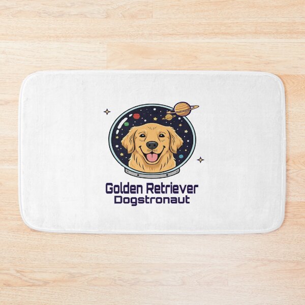 Item preview, Golden Retriever Dogstronaut  – Cute Dog in Space designed and sold by The Real Life Symphony.