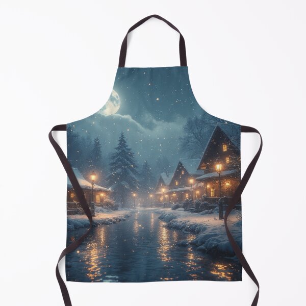 Item preview, Stream of Light: A Village Beneath the Moon" designed and sold by NaomiRut.