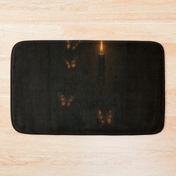 Item preview, The Velvet Garden – Candlelight and Butterflies Gothic Art designed and sold by Painted Moon by Luna Bee™.