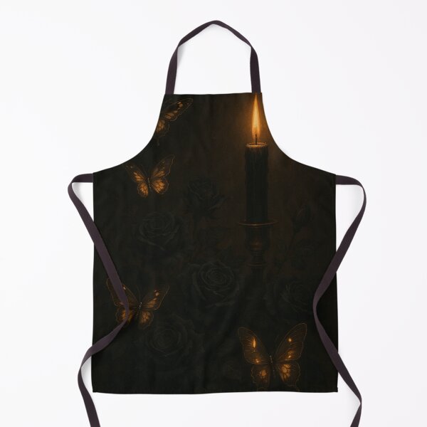 Item preview, The Velvet Garden – Candlelight and Butterflies Gothic Art designed and sold by Painted Moon by Luna Bee™.