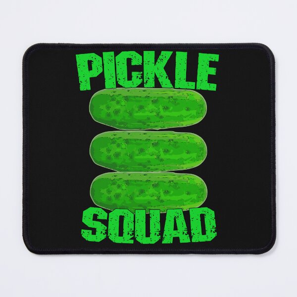 Item preview, Pickle Squad Funny Vegetable Quote designed and sold by SharpThreadZ.