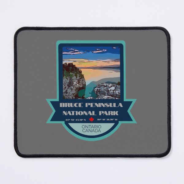 Item preview, Bruce Peninsula National Park Vintage Retro Sticker – Canada National Park Badge Design designed and sold by RouseDesigns.