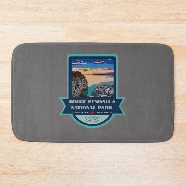 Item preview, Bruce Peninsula National Park Vintage Retro Sticker – Canada National Park Badge Design designed and sold by RouseDesigns.