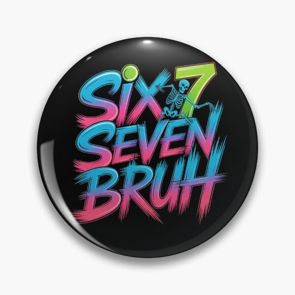 Item preview, six seven bruh designed and sold by Tom-Apex-Art.