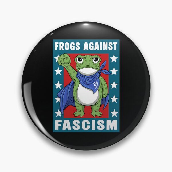 Item preview, rogs Against Fascism Portland Protest Frog Activism designed and sold by Dmetalx Art Apparel.