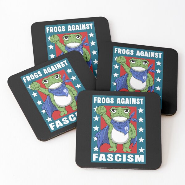 Item preview, rogs Against Fascism Portland Protest Frog Activism designed and sold by Dmetalx Art Apparel.