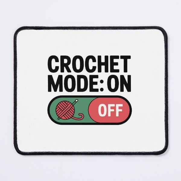 Item preview, Crochet Mode On Switch designed and sold by jkrphoto.