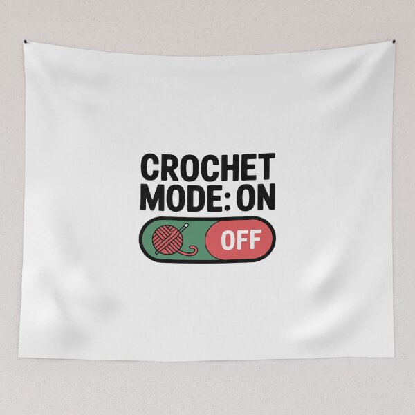 Item preview, Crochet Mode On Switch designed and sold by jkrphoto.