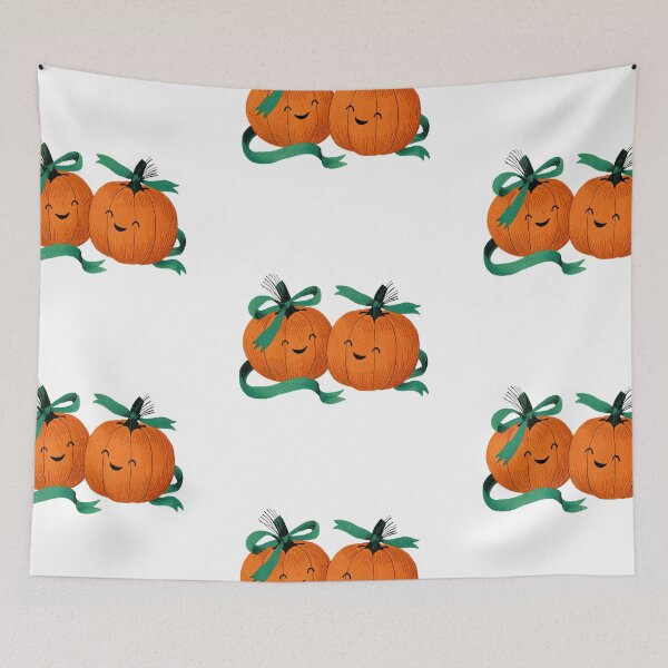Item preview, Cute pumpkin couple designed and sold by MendaciousMina.