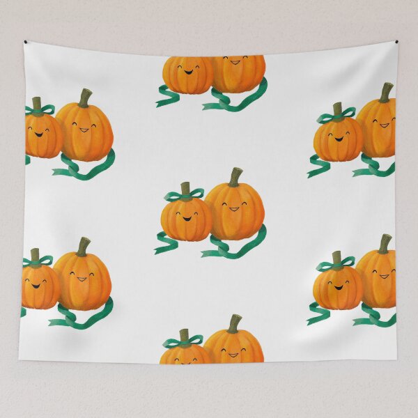 Item preview, Cute pumpkin couple designed and sold by MendaciousMina.