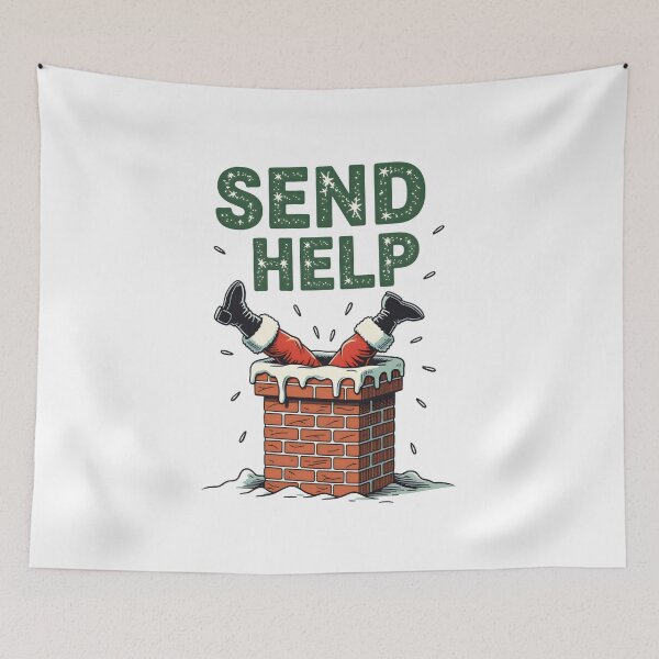 Item preview, Holidays - Send Help - #HO0006 designed and sold by Vex Carver.