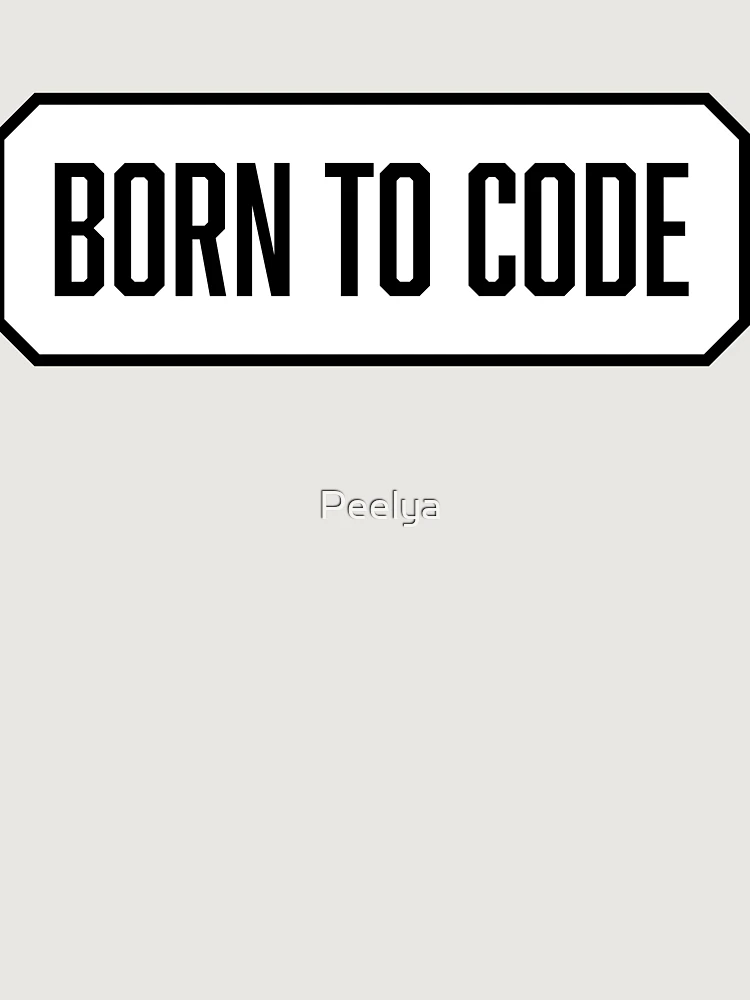 Thumbnail 6 of 6, Premium Oversized Sweatshirt, Born To Code designed and sold by Peelya.