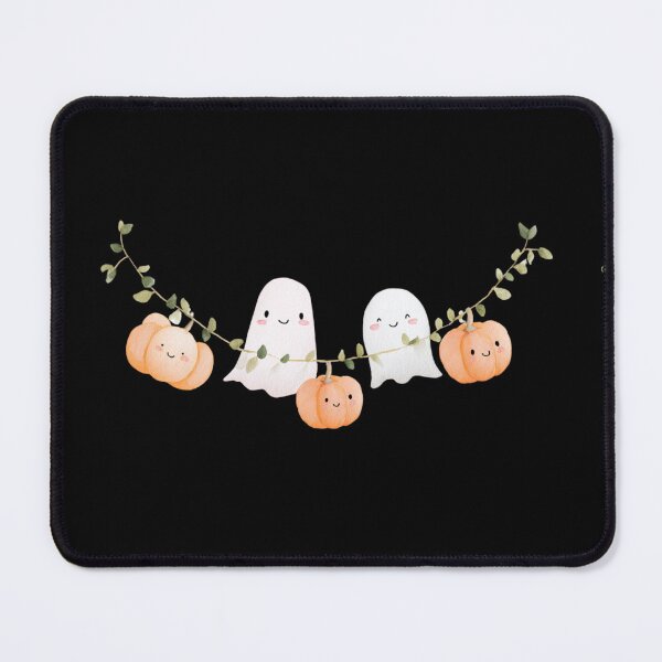 Item preview, Watercolor ghost and pumpkin bunting swag designed and sold by MendaciousMina.