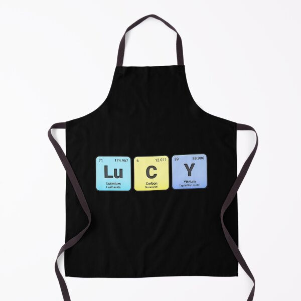 Item preview, Lucy, Custom Name Made from Periodic Table Elements, Personalized Chemistry Design, Science Gift for Nerds & Students designed and sold by chipmuckdesignn.