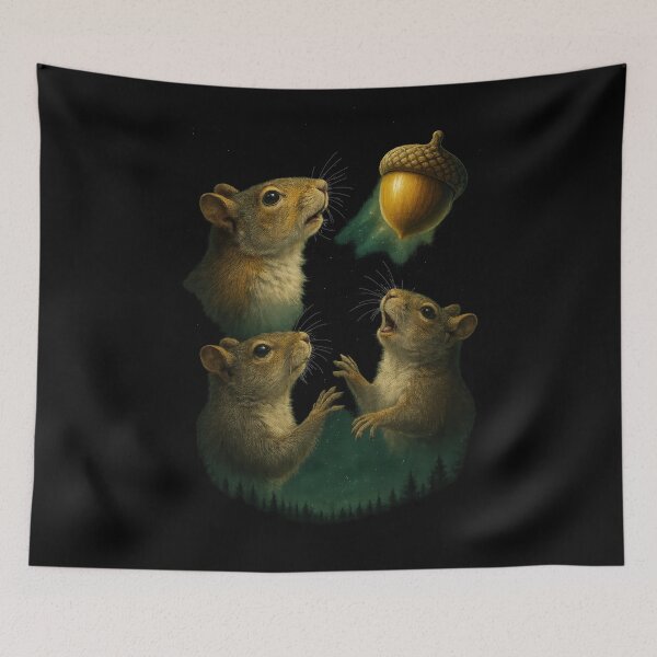 Item preview, Three Squirrel Acorn - Classic Parody designed and sold by SHHCreations.