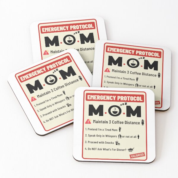 Item preview, Pretend I'm a Tired Mom - Emergency Protocol - Sarcastic Mom Life Instructions designed and sold by Khokha80.