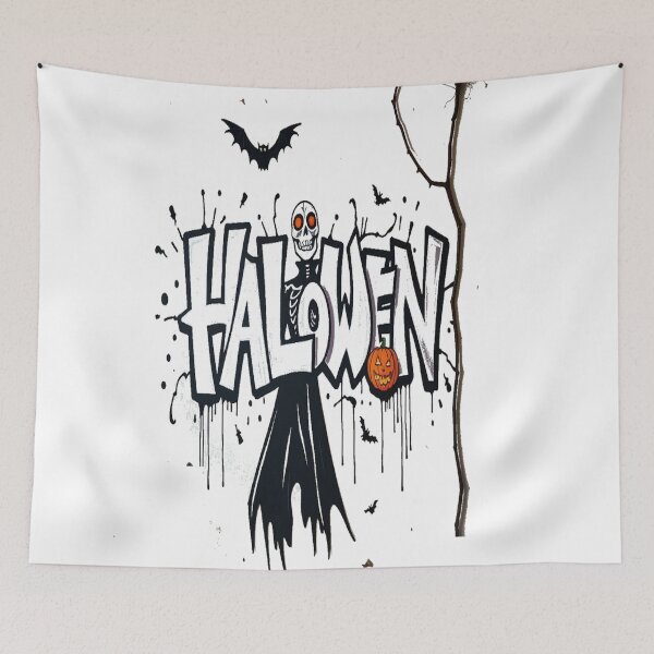 Item preview, halloween  graffiti art funny  designed and sold by atomsama.