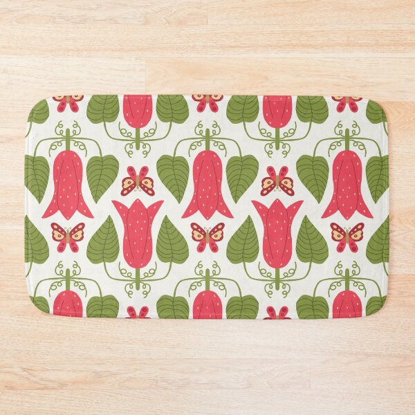 Item preview, Red copihue and butterfly designed and sold by FrancesPoff.