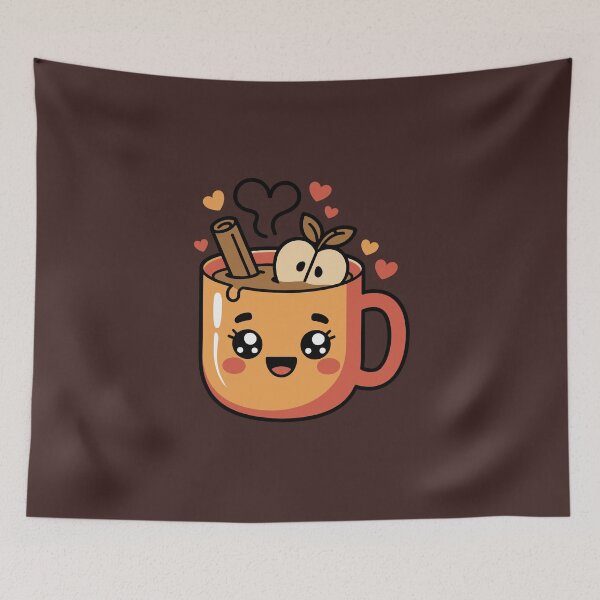 Item preview, kawaii autumn tea  designed and sold by jkrphoto.