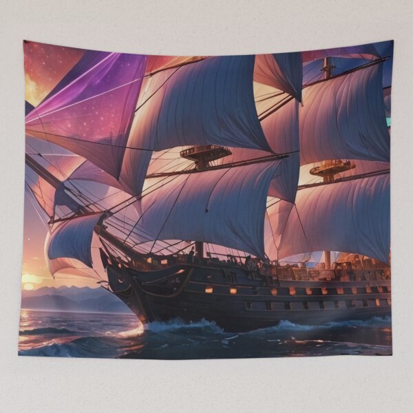 Item preview, Colorful seafaring designed and sold by Jannicki-Art.
