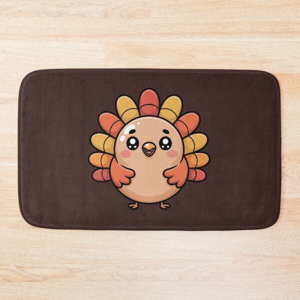 Item preview, kawaii thanksgiving turkey  designed and sold by jkrphoto.